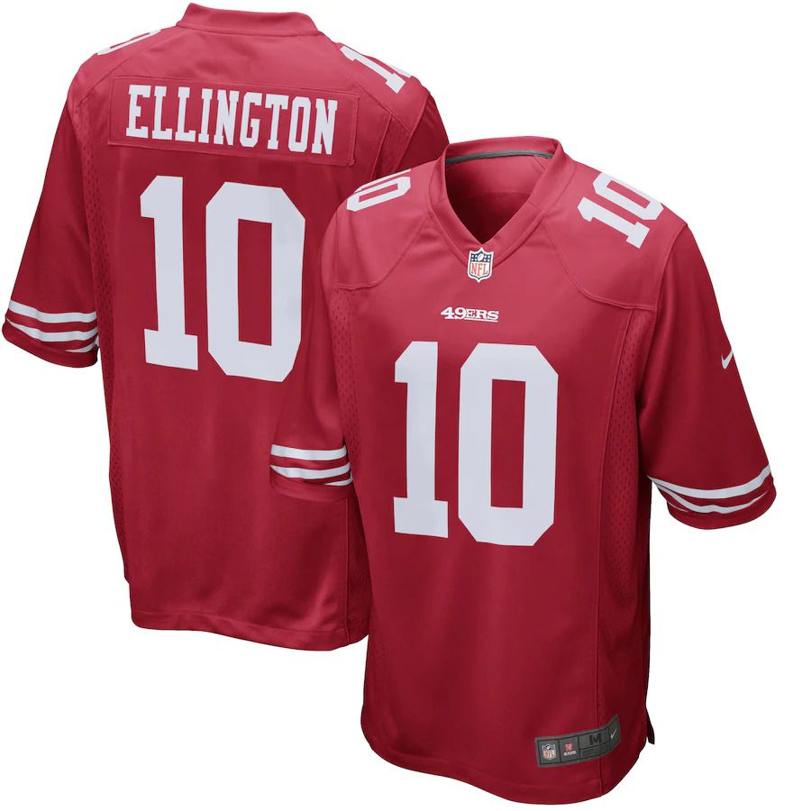 Men San Francisco 49ers #10 Bruce Ellington Nike Scarlet Game NFL Jersey